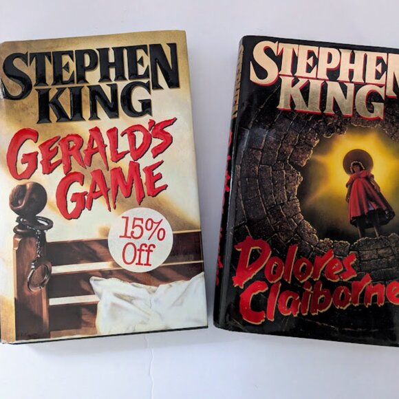 Stephen King Hardcover Eclipse Novels Bundle Lot Geralds Game Dolores Claiborne - Picture 1 of 4